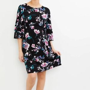 Motherhood Maternity Sleeve Detail Maternity Dress Floral Design Size XL NWT